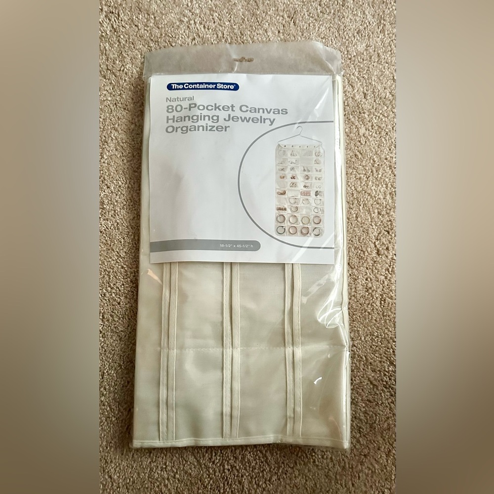 The Container Store Cream Jewelry Organizer